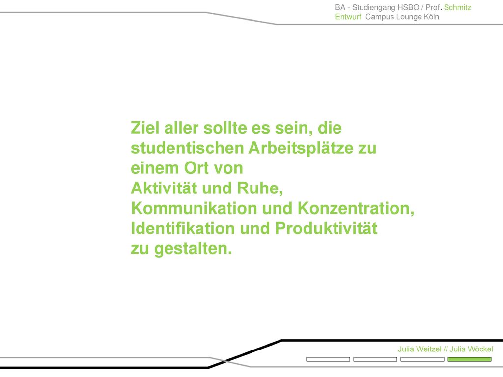 Kommunikation und Konzentration, Identifikation und Produktivität