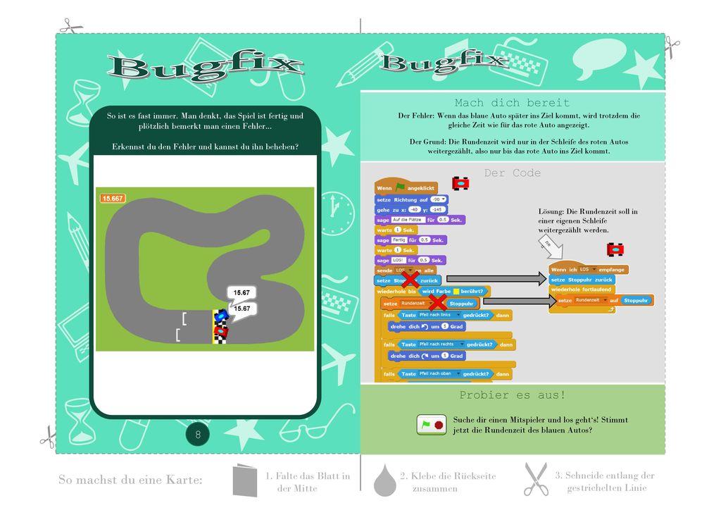 Bugfix Bugfix Mach dich bereit Der Code Probier es aus!