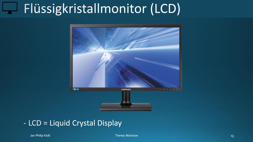 Flüssigkristallmonitor (LCD)