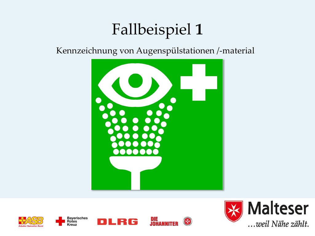 Fallbeispiel 1 Im Labor zerspringt ein erhitztes Reagenzglas mit Salzsäure.