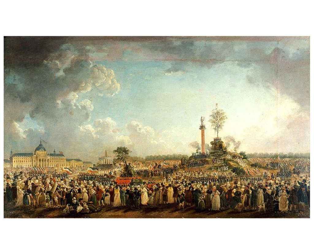 Pierre-Antoine Demachy: Kultus des höchsten Wesens (1794) – Deismus, zivilreligiöser Kult, eingesetzt 1794 von Robespierre, aufgehoben nach dessen Hinrichtung