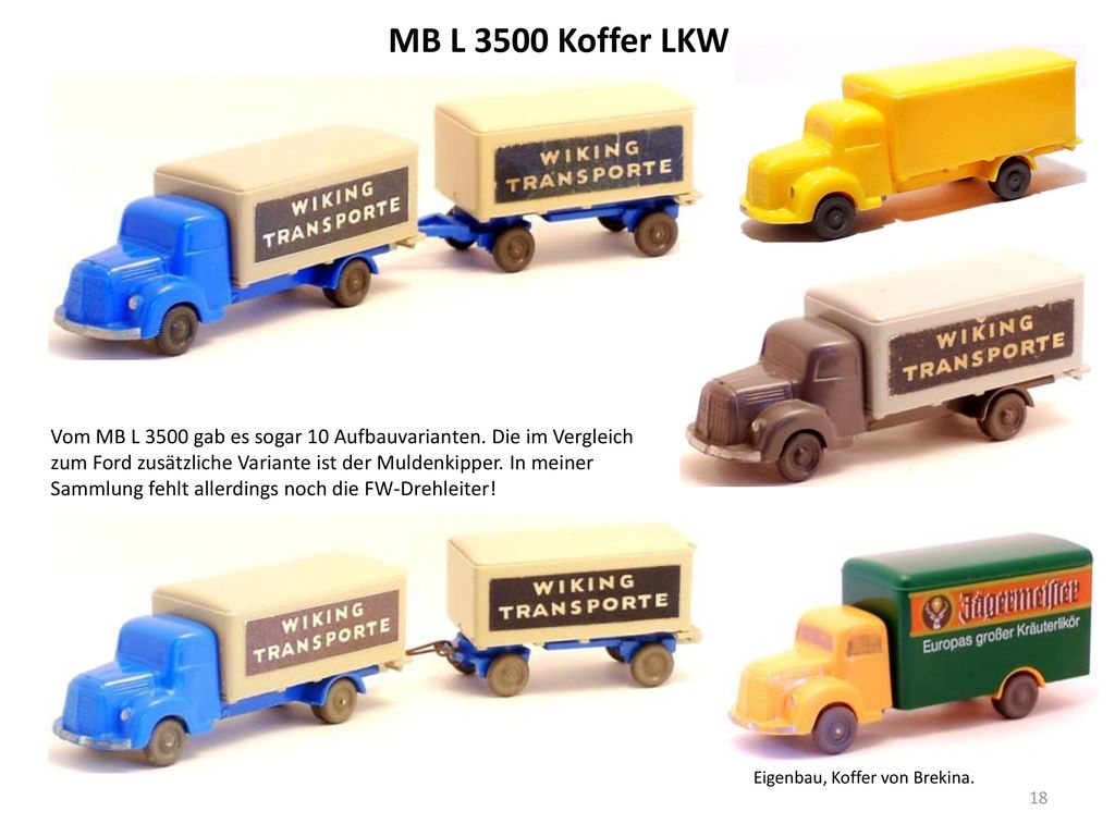 MB L 3500 Koffer LKW