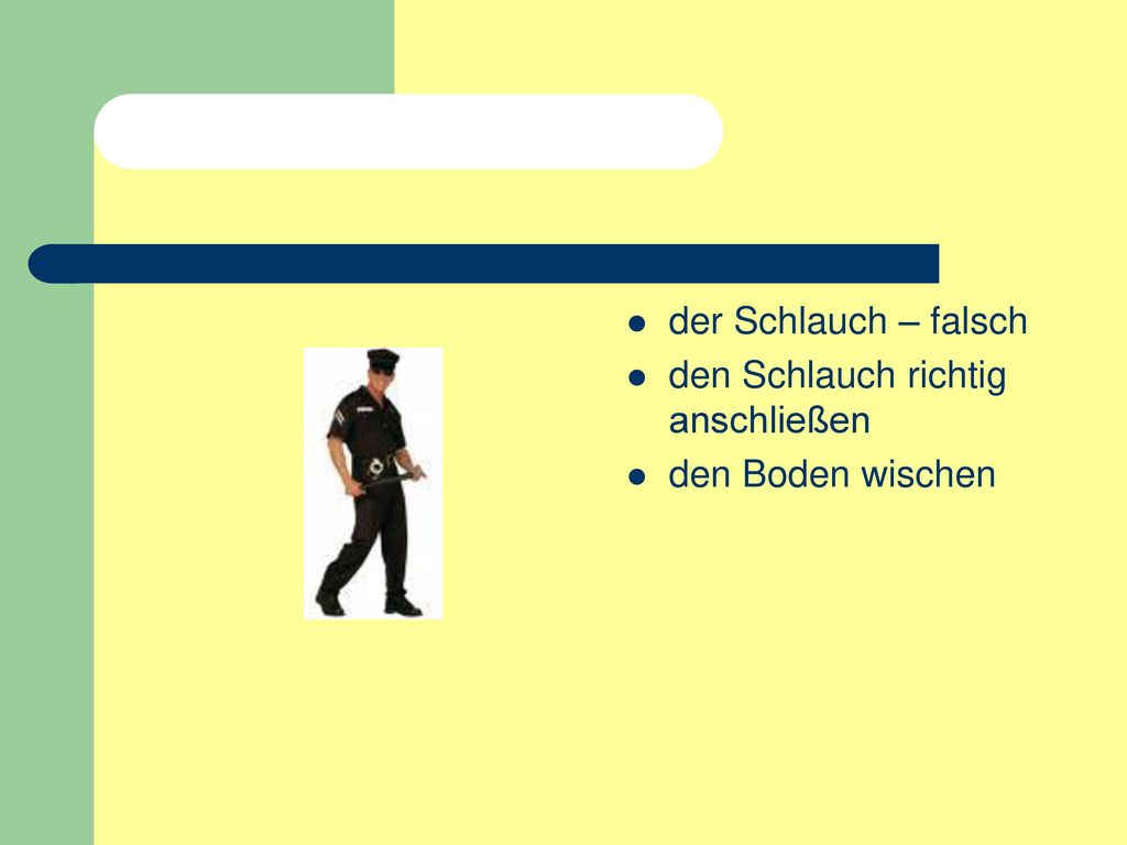der Schlauch – falsch den Schlauch richtig anschließen den Boden wischen