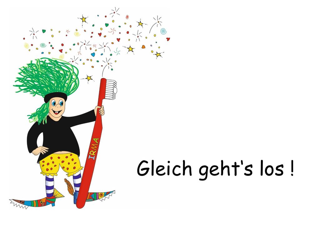 Gleich geht‘s los ! Startfolie Vorstellung Zahnmedizinische Gruppenprophylaxe in Hessen