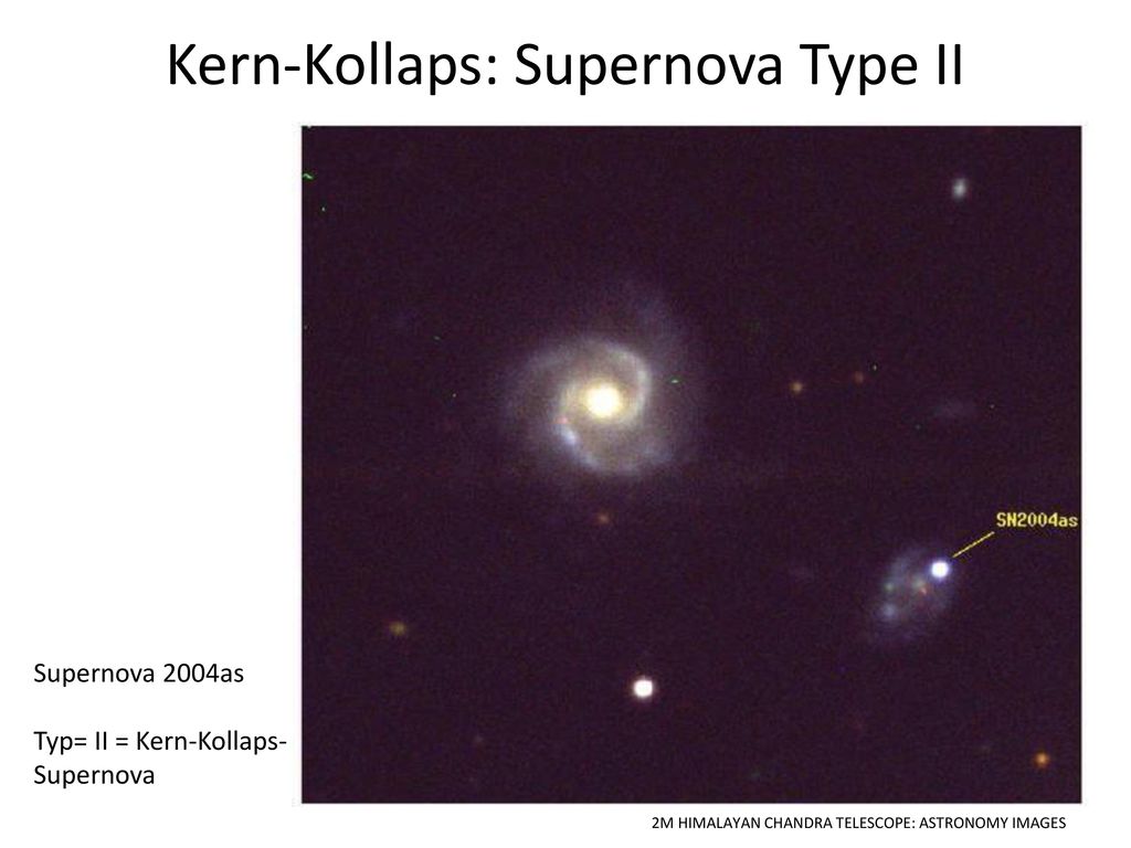 Supernovae Supernova 1994D in der NGC 4526 Galaxie Supernova Type Ia: