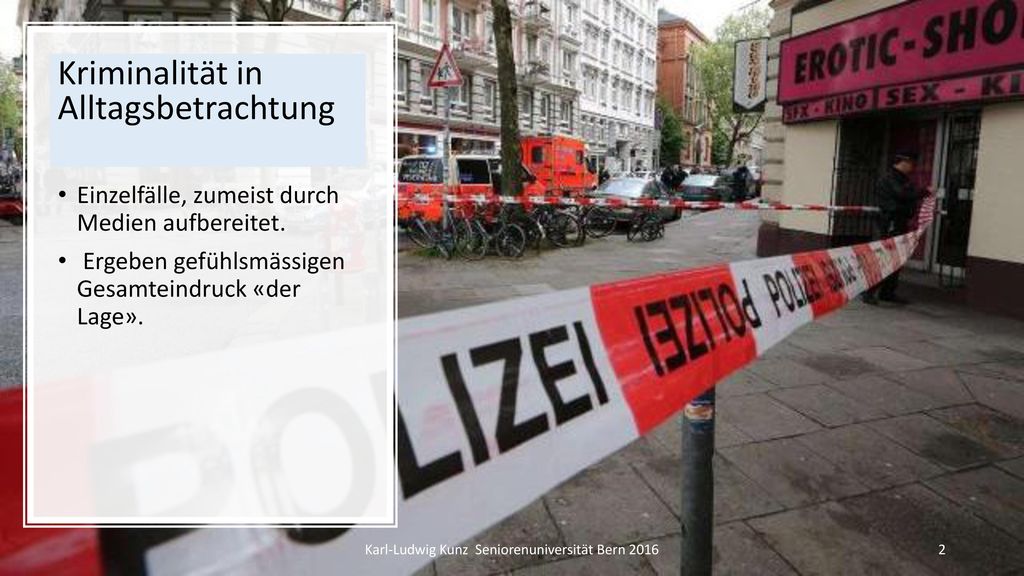 Kriminalität in Alltagsbetrachtung