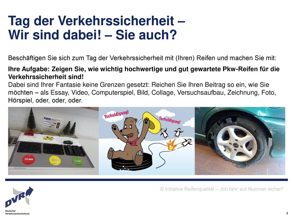 Tag der Verkehrssicherheit – Wir sind dabei! – Sie auch