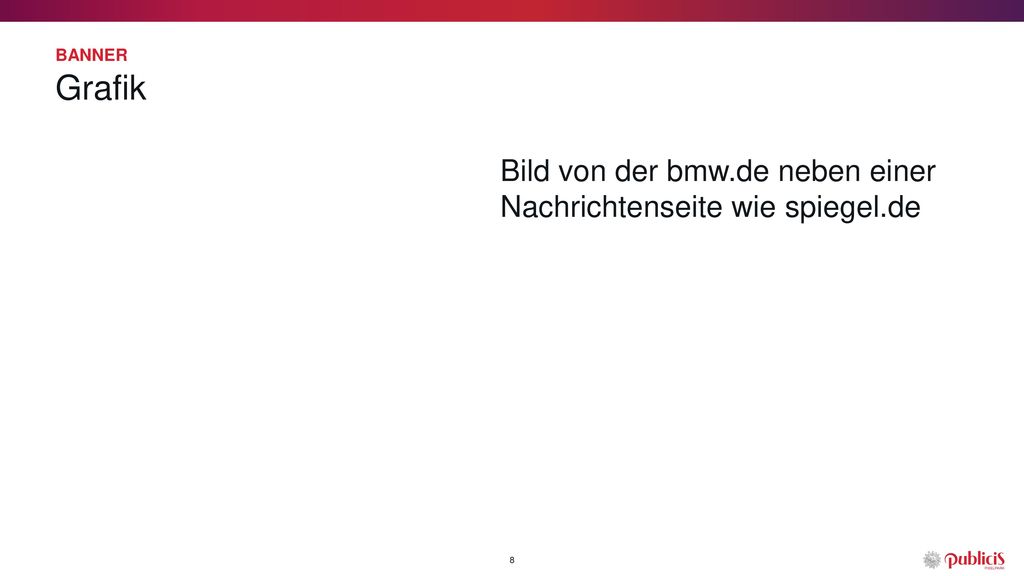 Grafik Bild von der bmw.de neben einer Nachrichtenseite wie spiegel.de