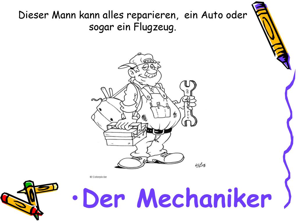 Dieser Mann kann alles reparieren, ein Auto oder sogar ein Flugzeug.