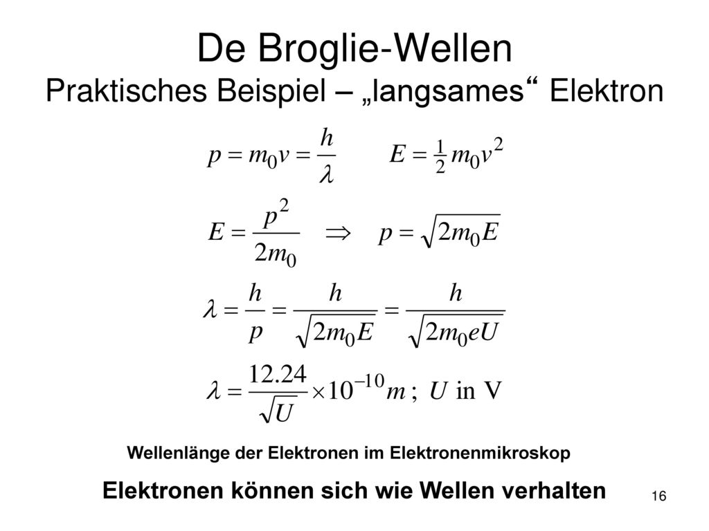 Wellen-Teilchen-Dualismus - ppt video online herunterladen