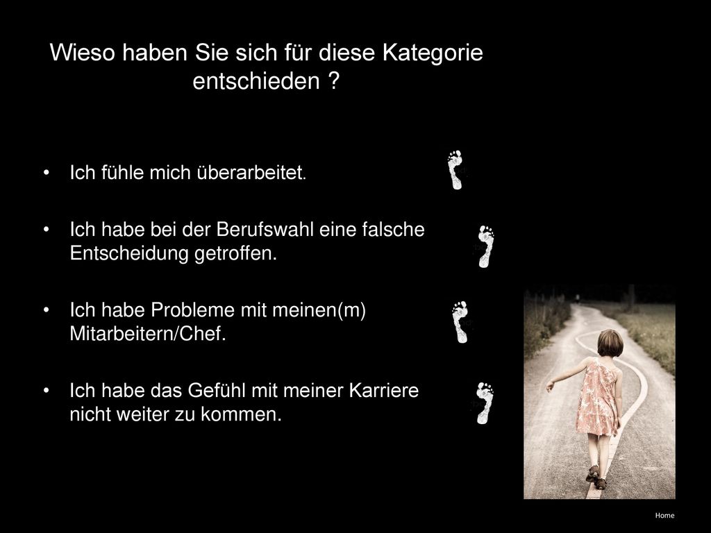 Wieso haben Sie sich für diese Kategorie entschieden