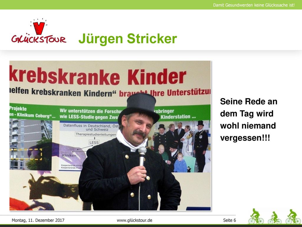 Jürgen Stricker Seine Rede an dem Tag wird wohl niemand vergessen!!!