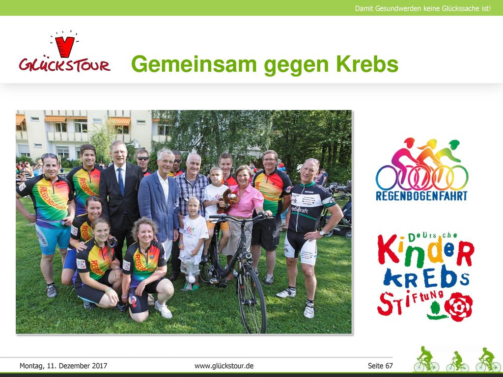 Gemeinsam gegen Krebs Montag, 11. Dezember
