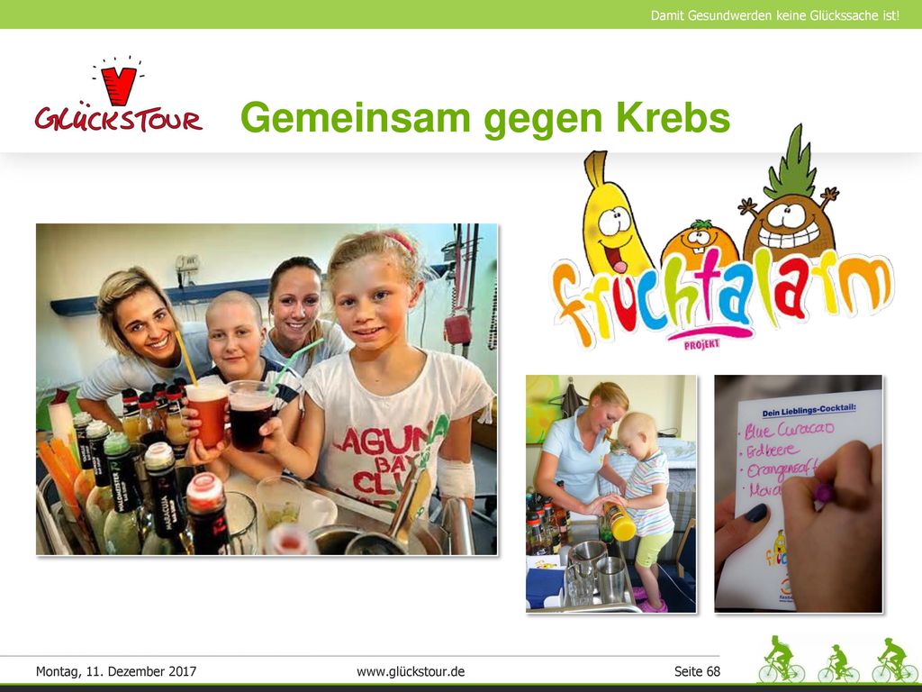 Gemeinsam gegen Krebs Montag, 11. Dezember