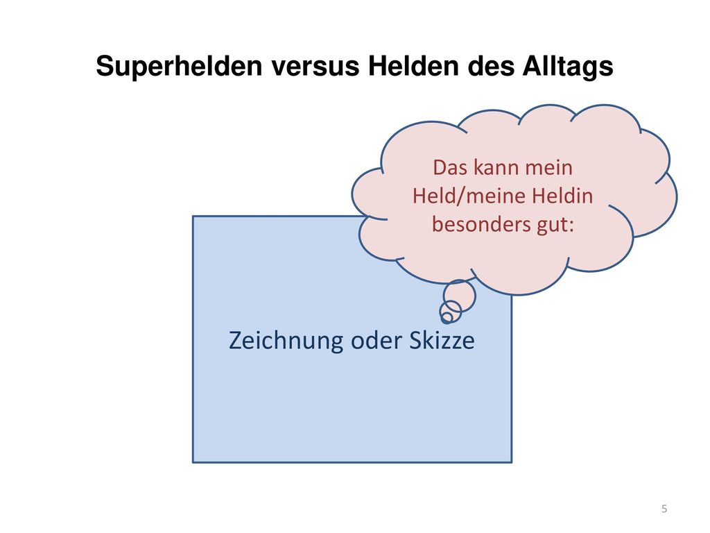 Superhelden versus Helden des Alltags