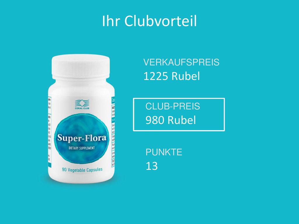 Ihr Clubvorteil 1225 Rubel 980 Rubel 13 VERKAUFSPREIS CLUB-PREIS