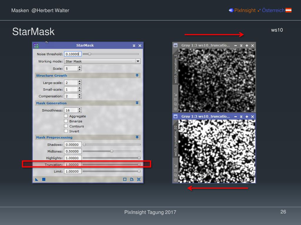 StarMask ws10 PixInsight Tagung 2017