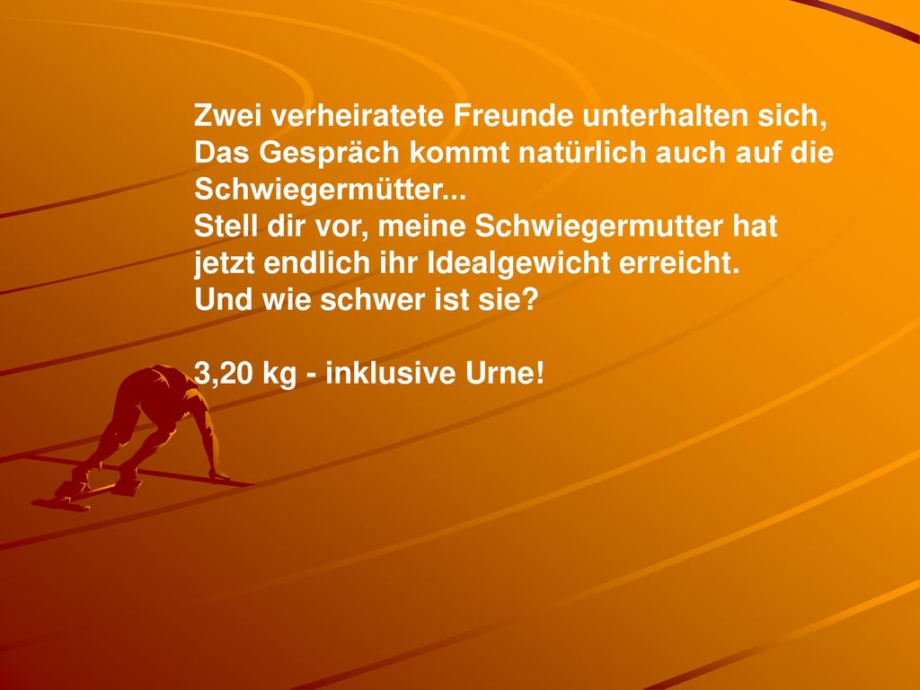 Zwei verheiratete Freunde unterhalten sich, Das Gespräch kommt natürlich auch auf die Schwiegermütter...