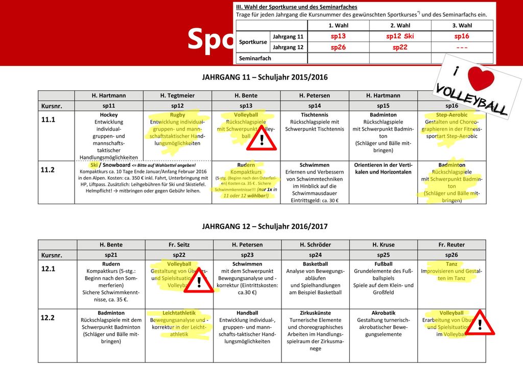 Sportkurse Sportkurse sp13 sp12 Ski sp16 sp26 sp ! ! !