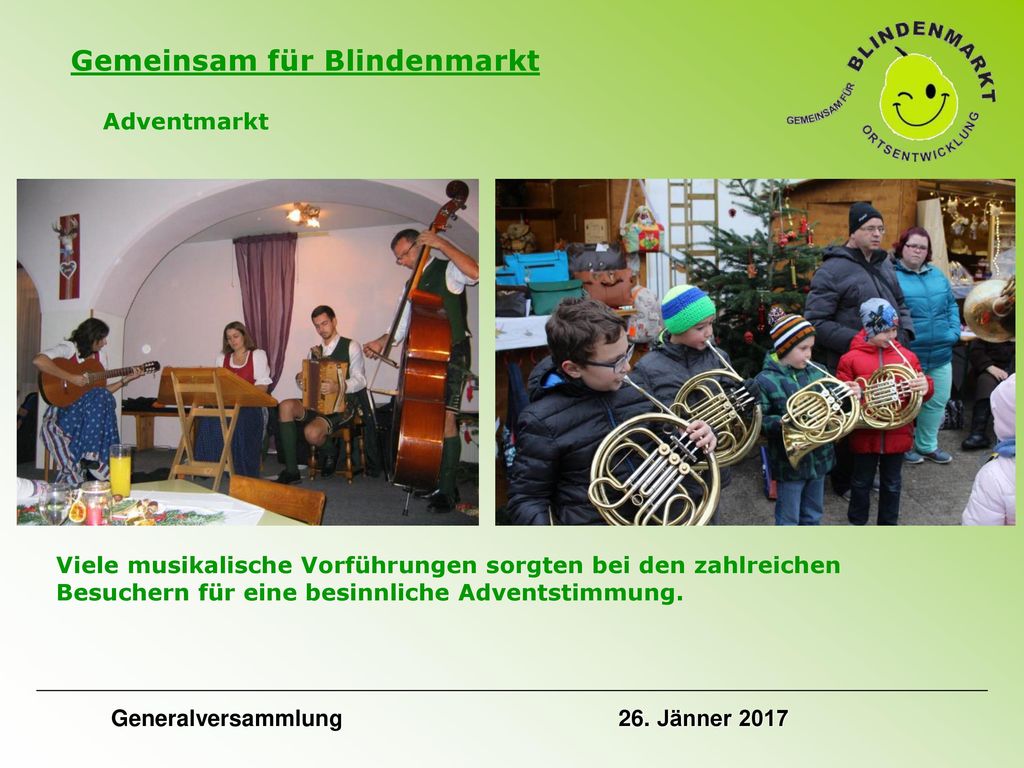 Adventmarkt Viele musikalische Vorführungen sorgten bei den zahlreichen Besuchern für eine besinnliche Adventstimmung.