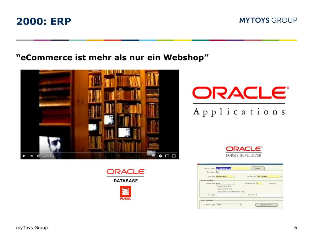 2000: ERP eCommerce ist mehr als nur ein Webshop myToys Group