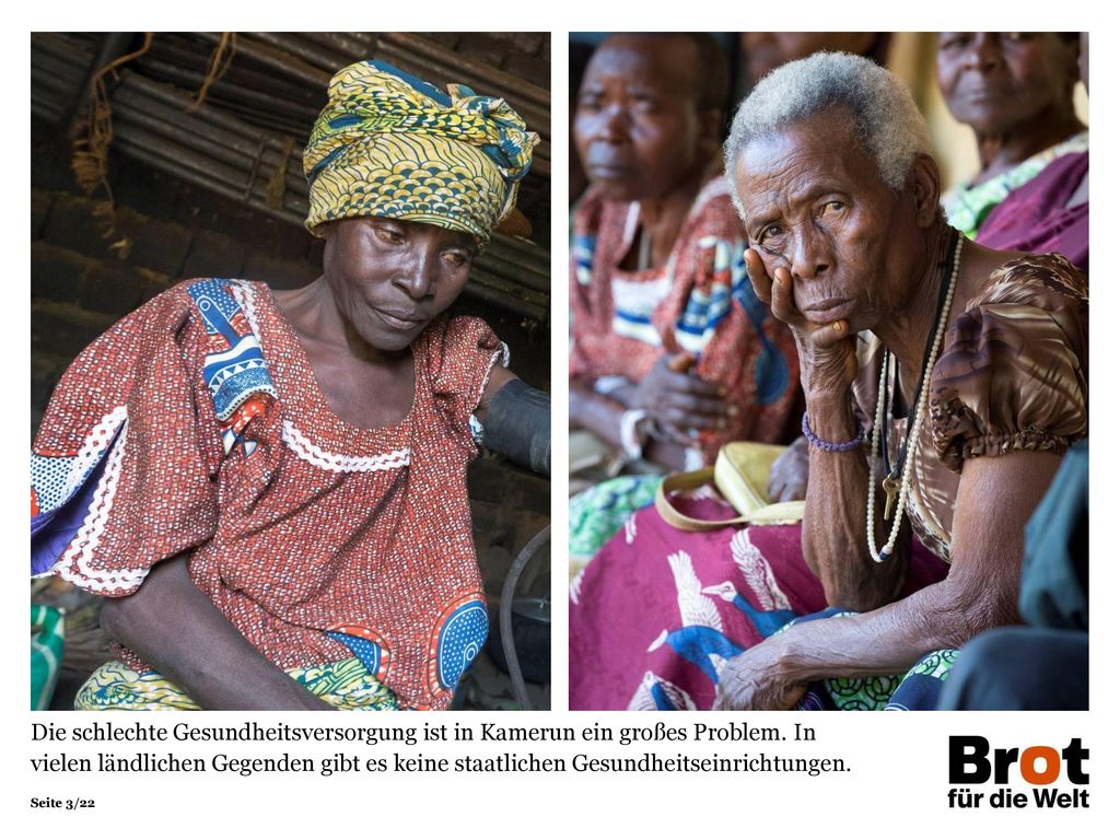 Die schlechte Gesundheitsversorgung ist in Kamerun ein großes Problem