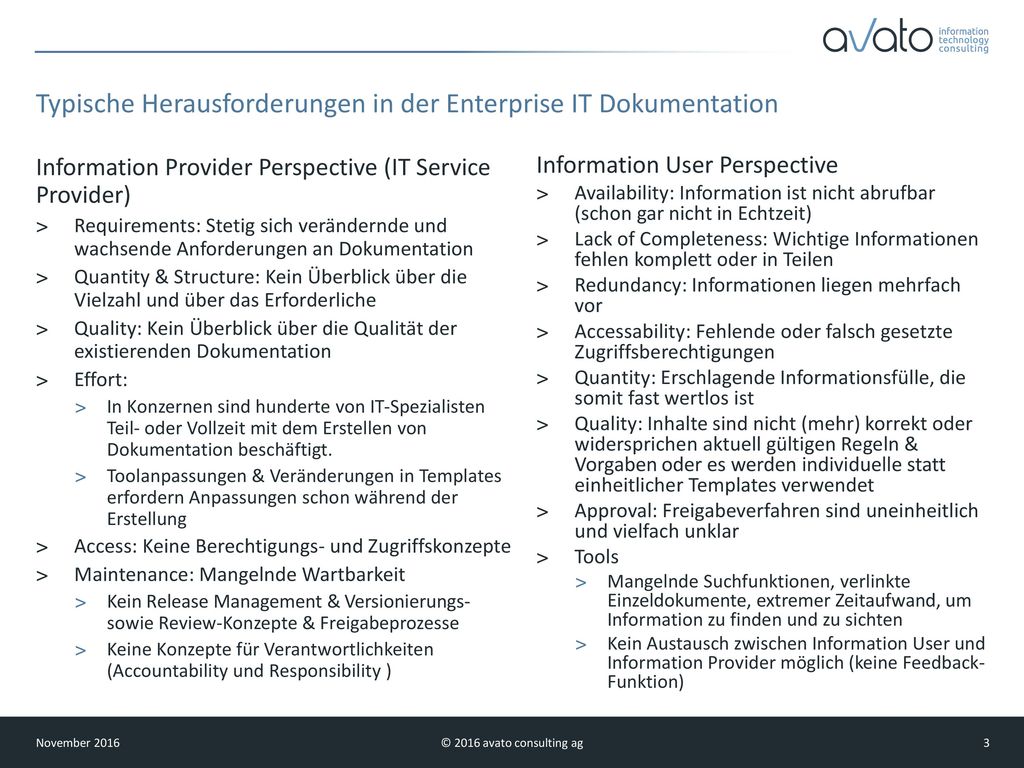 Typische Herausforderungen in der Enterprise IT Dokumentation