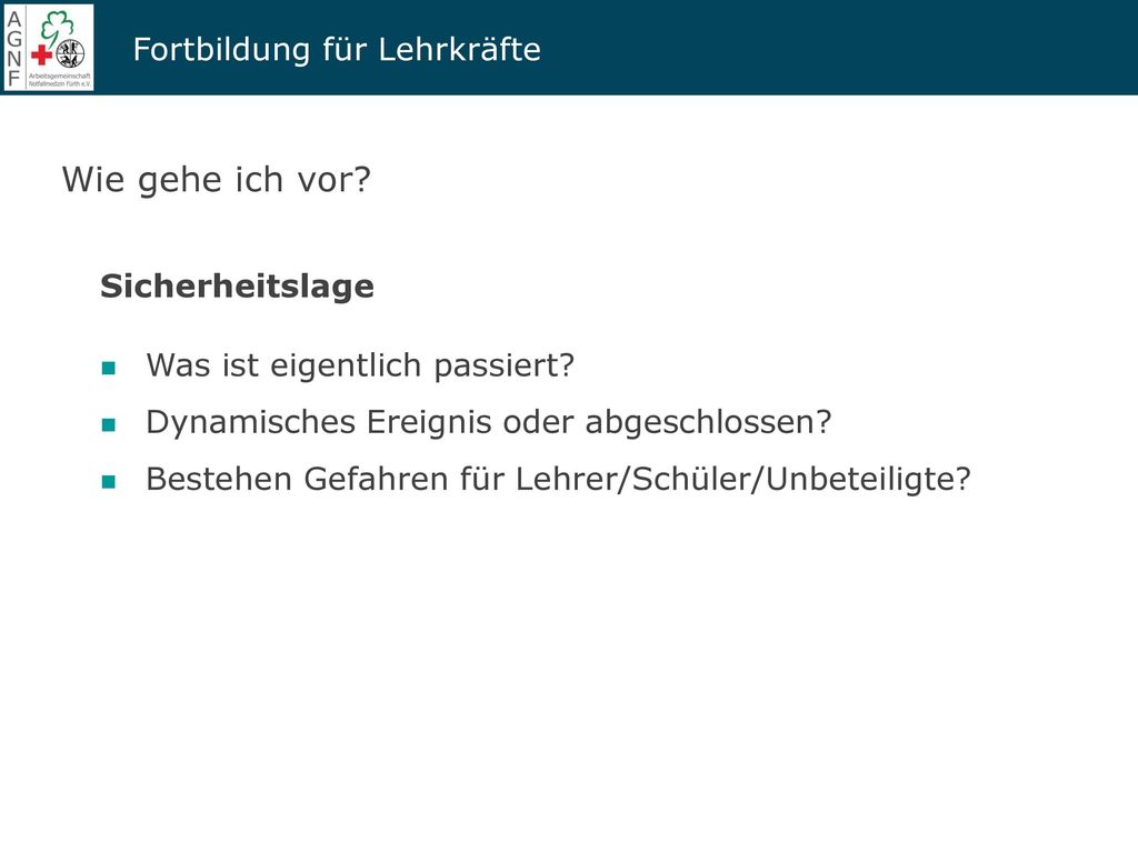 Wie gehe ich vor Sicherheitslage Was ist eigentlich passiert