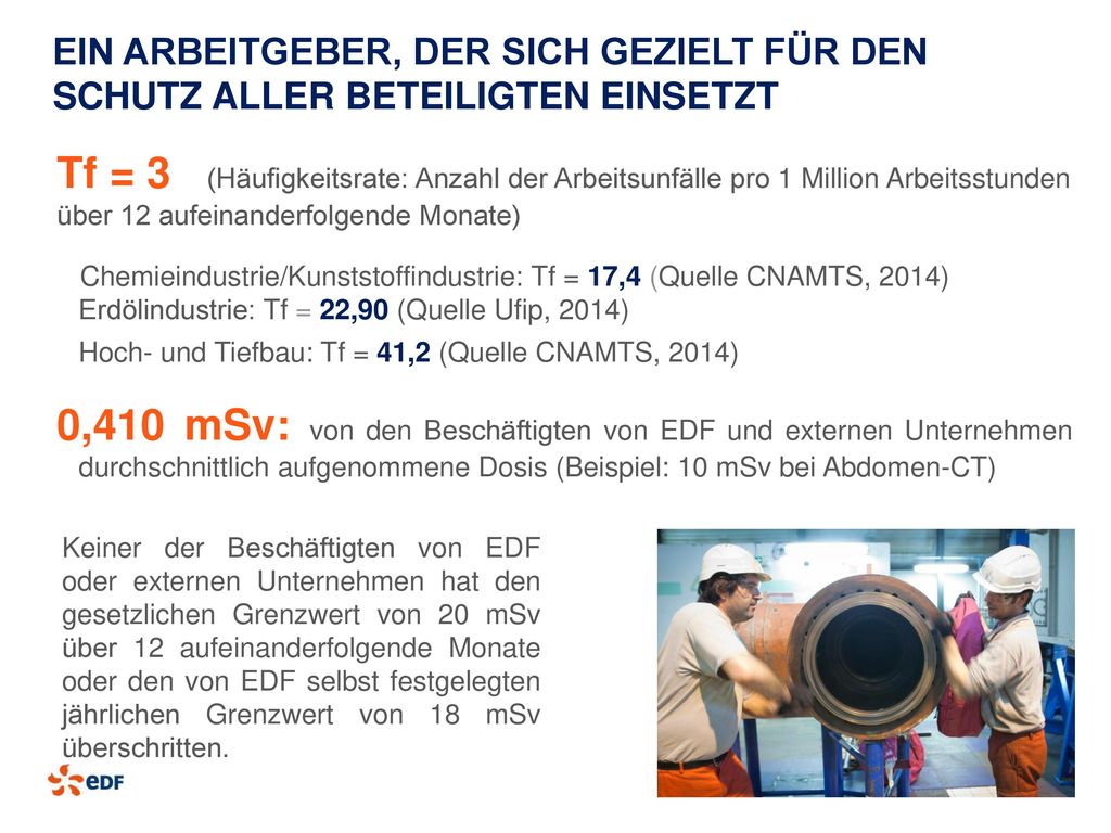 EIN ARBEITGEBER, DER SICH GEZIELT FÜR DEN SCHUTZ ALLER BETEILIGTEN EINSETZT