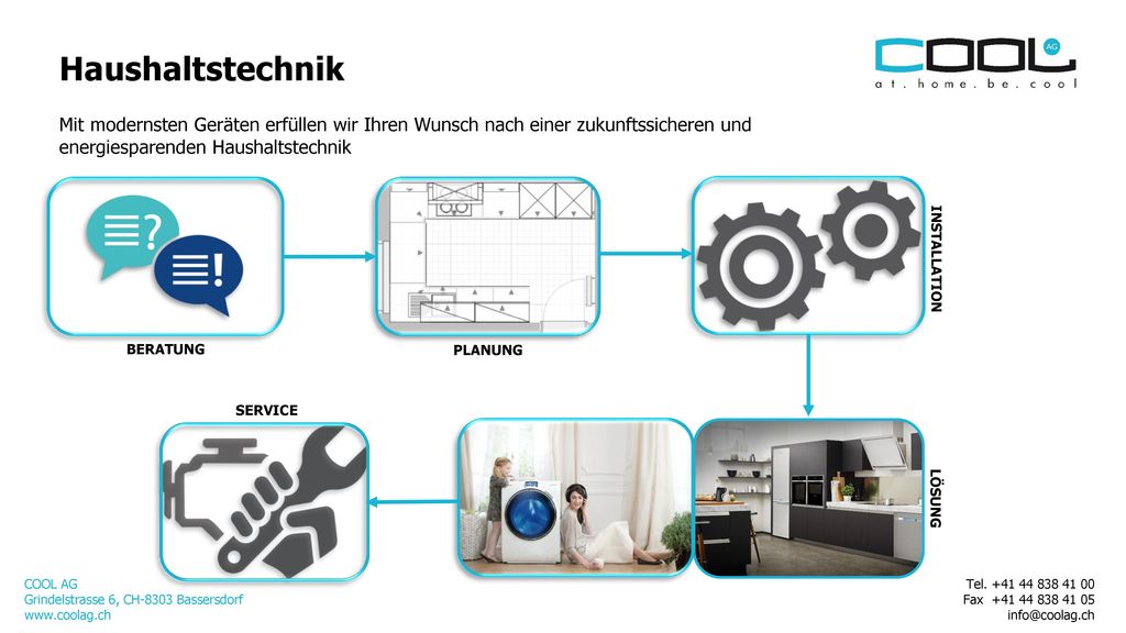 Haushaltstechnik Mit modernsten Geräten erfüllen wir Ihren Wunsch nach einer zukunftssicheren und energiesparenden Haushaltstechnik.