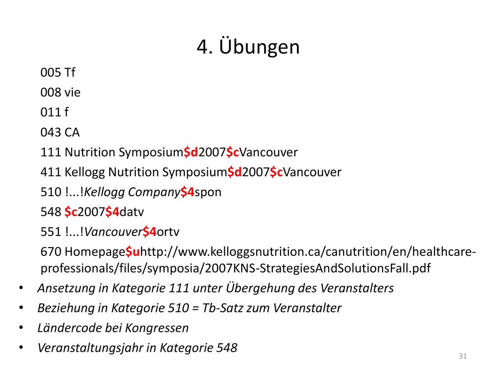 4. Übungen 005 Tf. 008 vie. 011 f. 043 CA. 111 Nutrition Symposium$d2007$cVancouver. 411 Kellogg Nutrition Symposium$d2007$cVancouver.