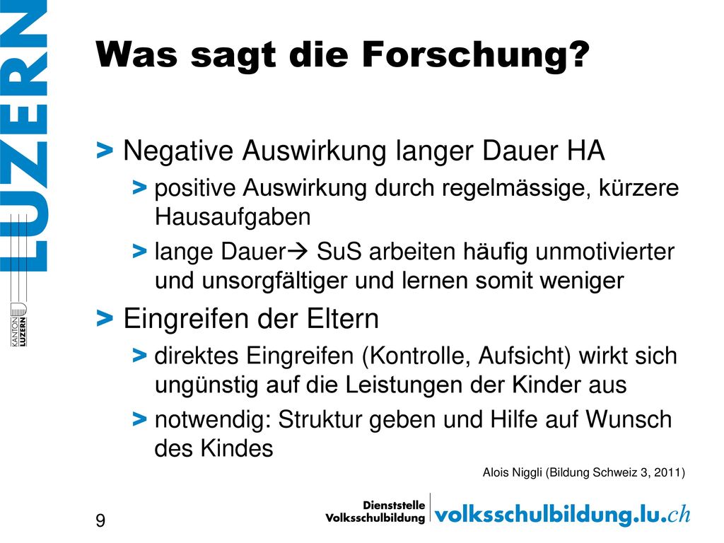 Was sagt die Forschung Negative Auswirkung langer Dauer HA