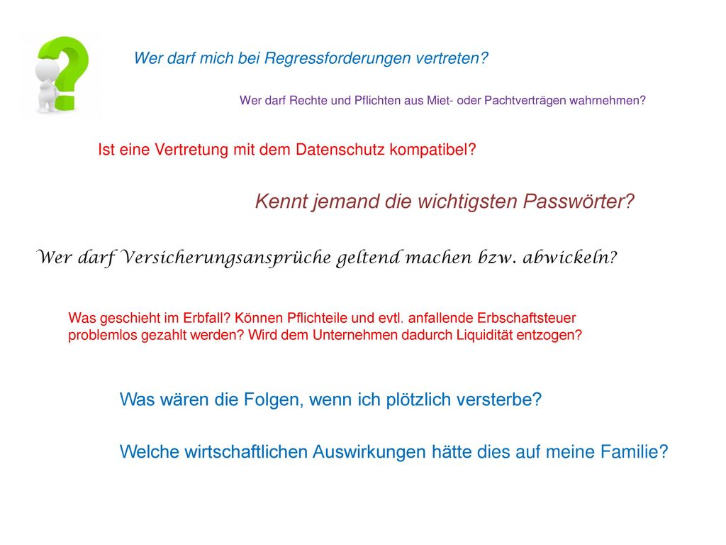 Warum ist rechtliche Vorsorge für Sie als Unternehmer wichtig