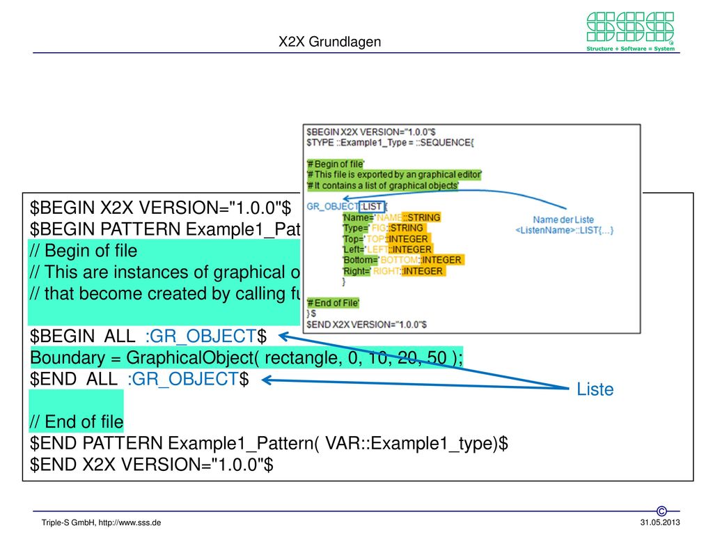 $BEGIN PATTERN Example1_Pattern( VAR::Example1_type)$ // Begin of file
