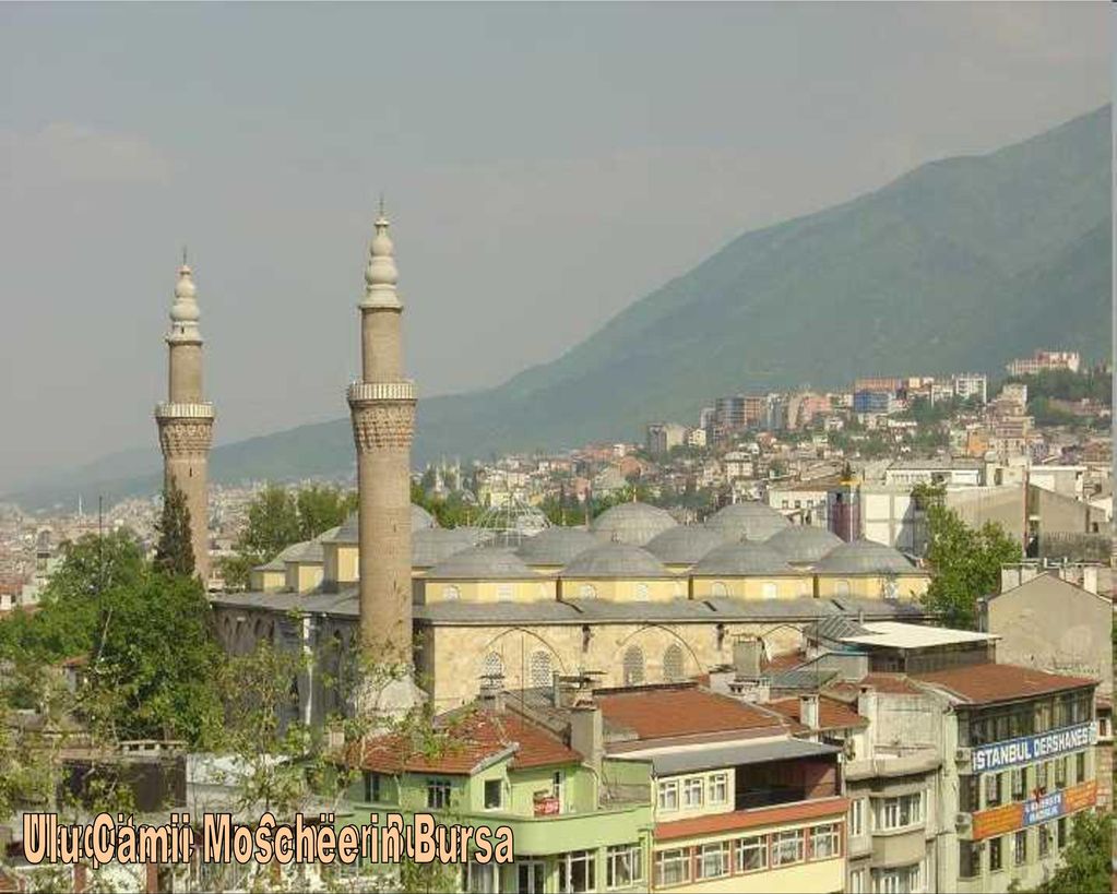 Ulu Camii Moschee in Bursa Mezquita de Ulu Camii en Bursa