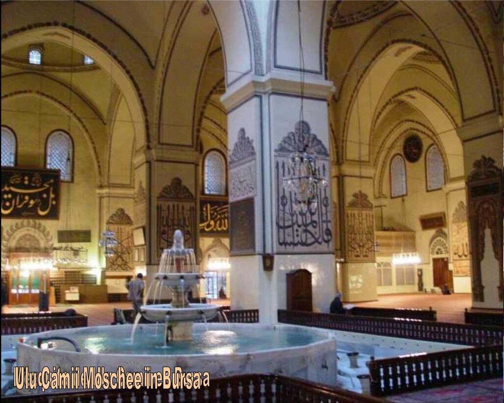 Mezquita de Ulu Camii en Bursa Ulu Camii Moschee in Bursa
