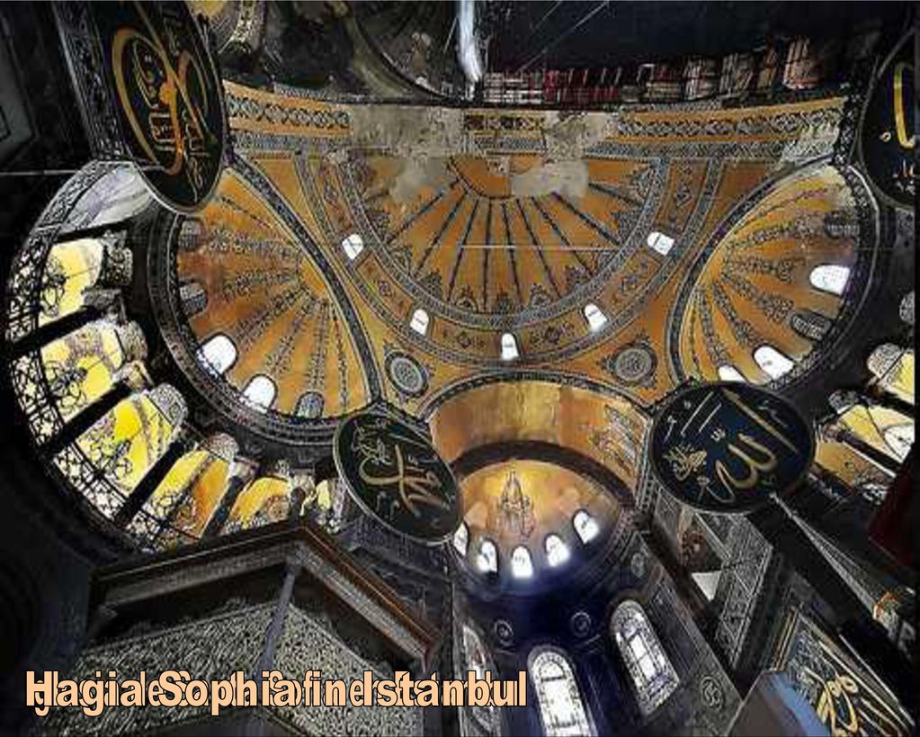 Iglesia de Santa Sofía en Estambul Hagia Sophia in Istanbul