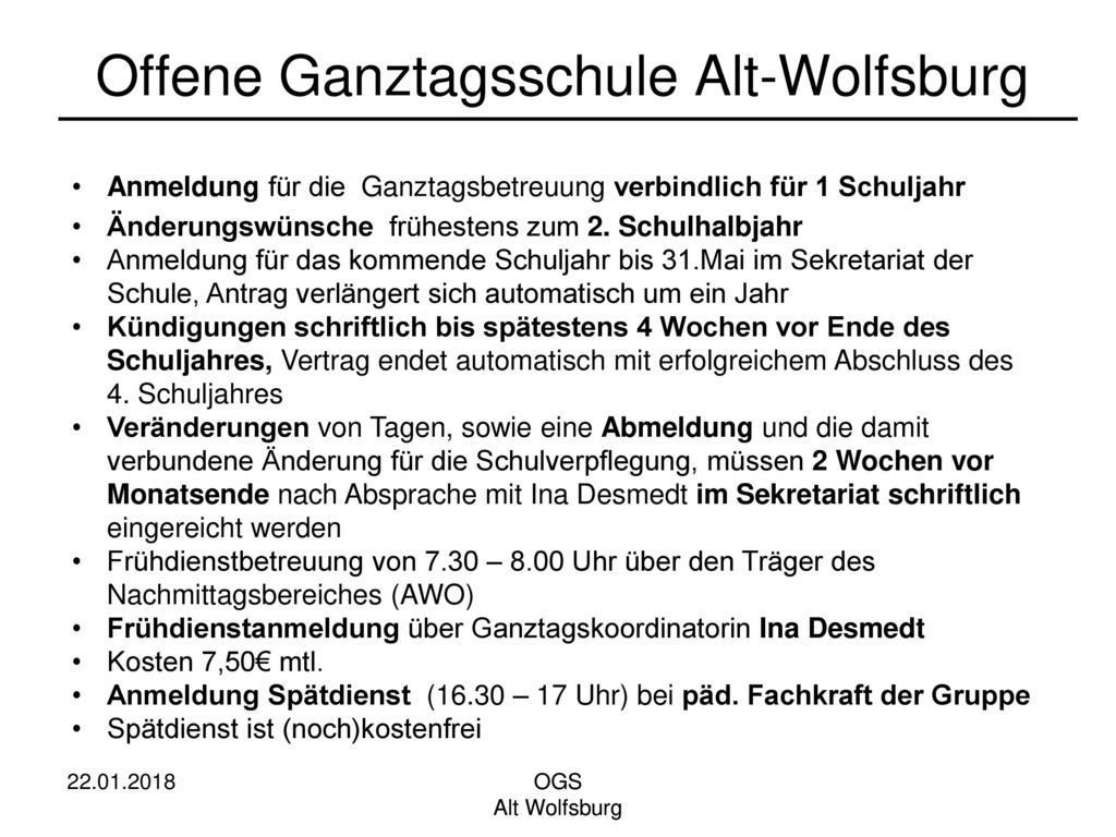 Offene Ganztagsschule Alt-Wolfsburg