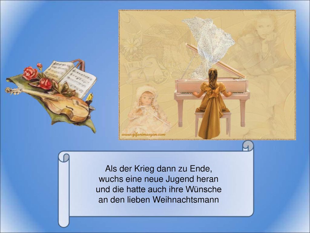 Als der Krieg dann zu Ende, wuchs eine neue Jugend heran