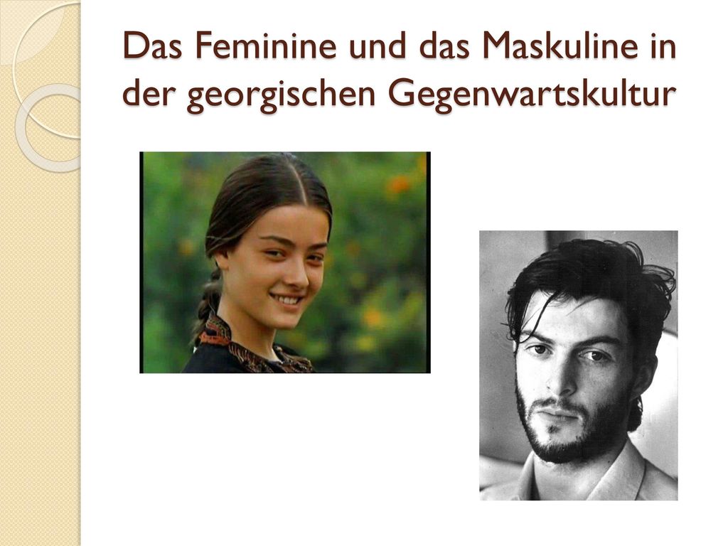 Das Feminine und das Maskuline in der georgischen Gegenwartskultur