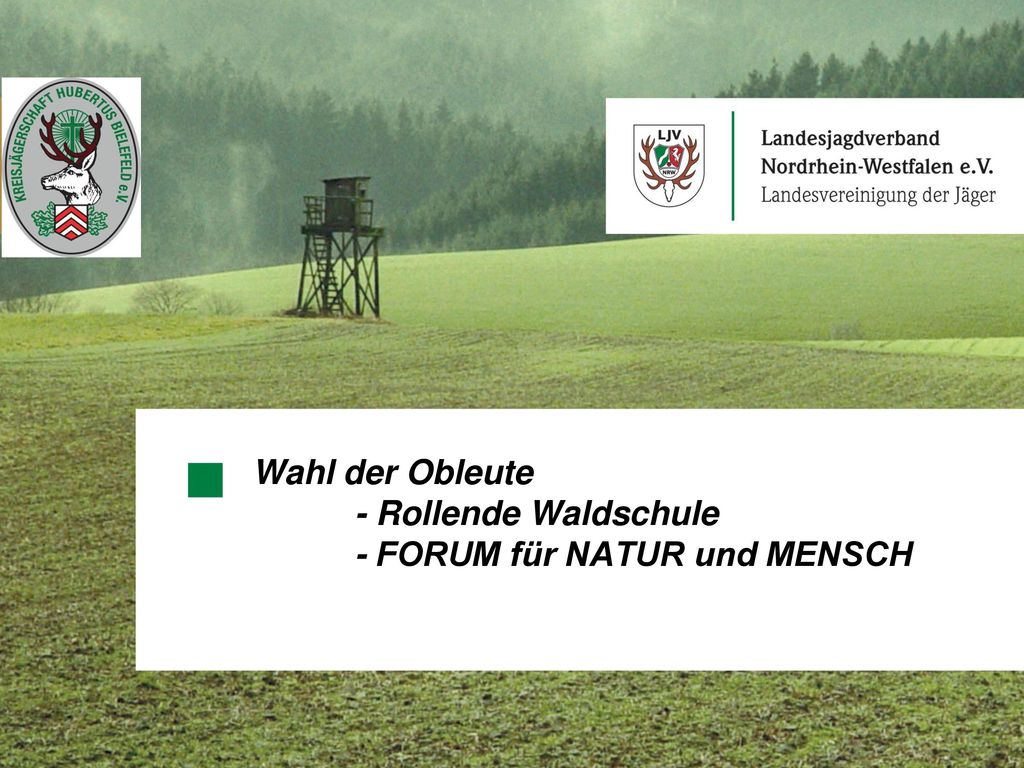 Wahl der Obleute - Rollende Waldschule - FORUM für NATUR und MENSCH