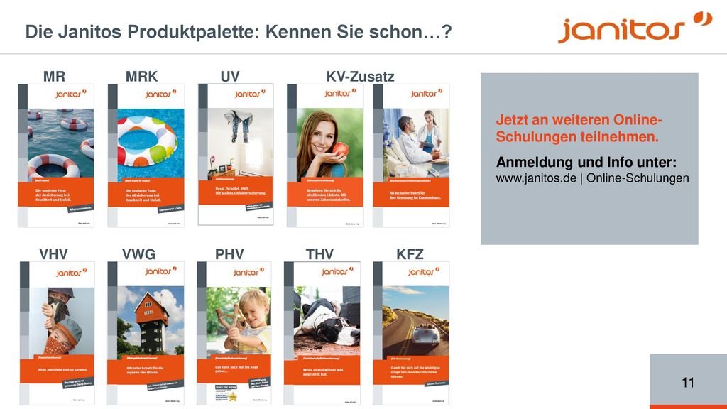 Die Janitos Produktpalette: Kennen Sie schon…
