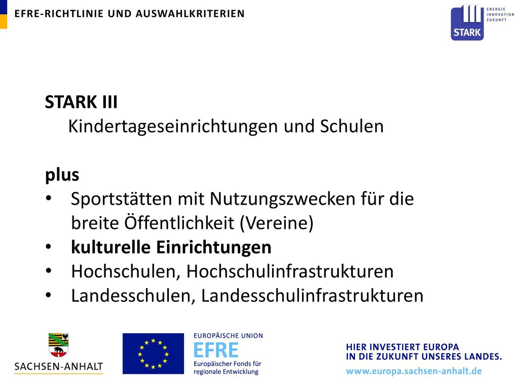 Kindertageseinrichtungen und Schulen plus