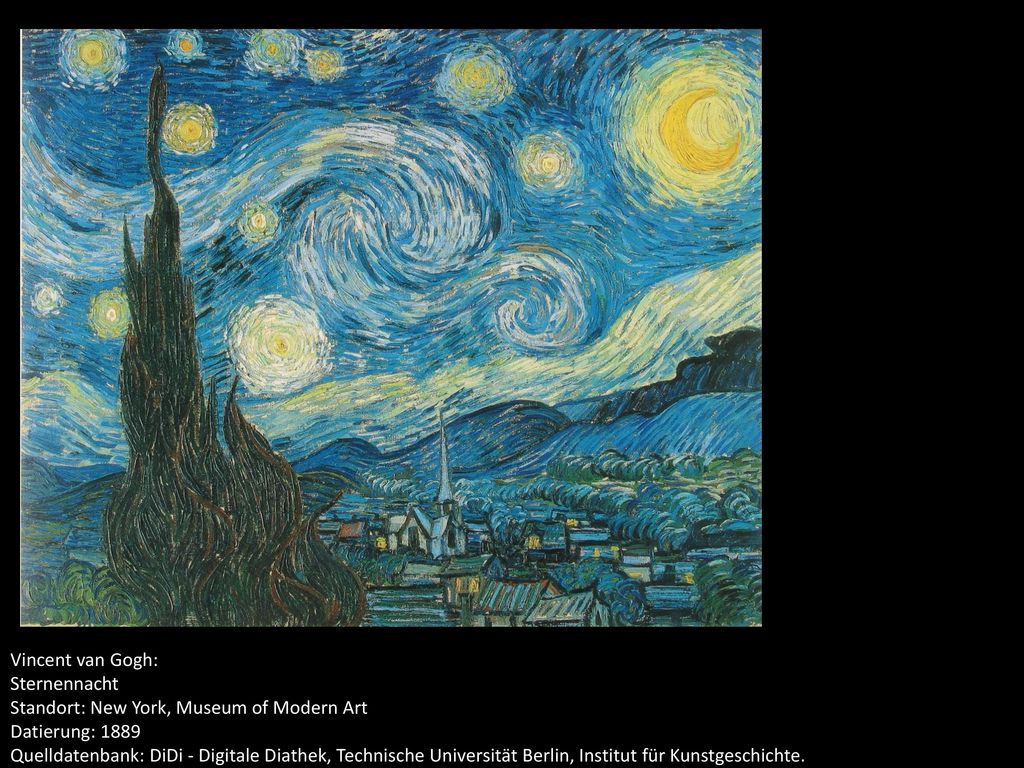Standort: New York, Museum of Modern Art Datierung: 1889