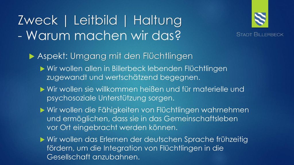 Zweck | Leitbild | Haltung - Warum machen wir das