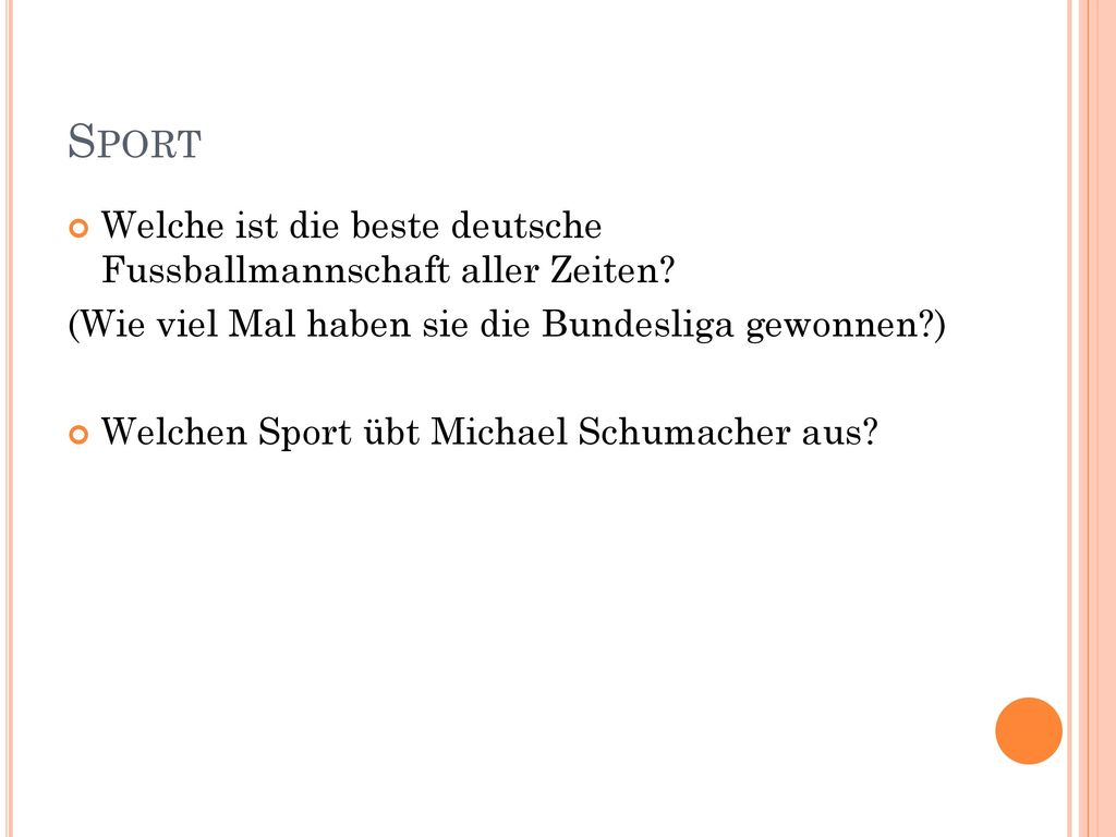Sport Welche ist die beste deutsche Fussballmannschaft aller Zeiten