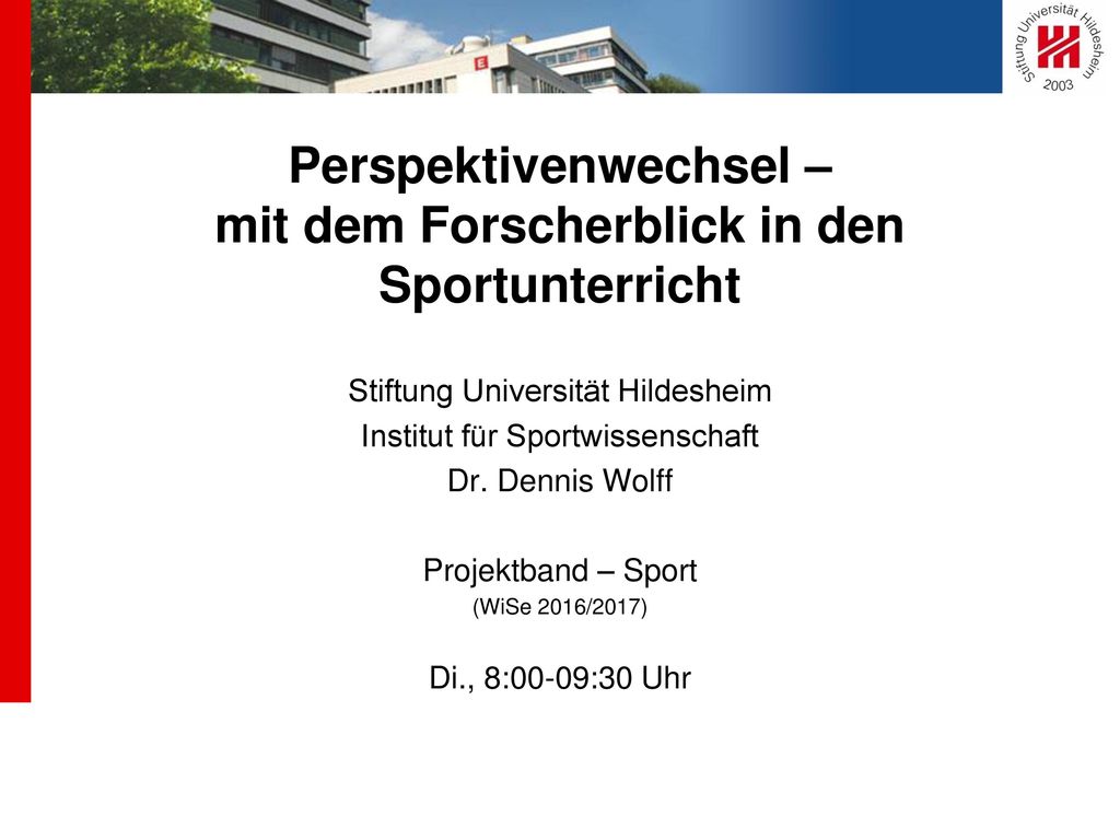 Perspektivenwechsel – mit dem Forscherblick in den Sportunterricht
