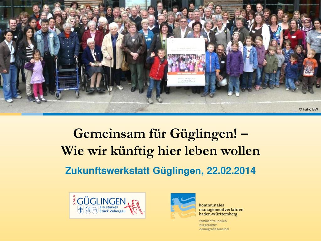 Gemeinsam für Güglingen! – Wie wir künftig hier leben wollen
