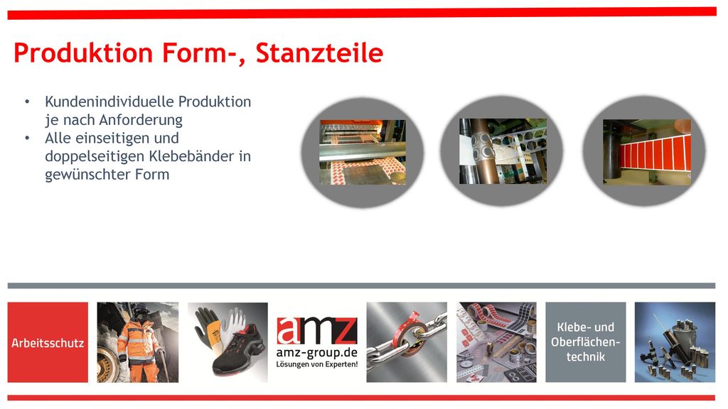 Produktion Form-, Stanzteile