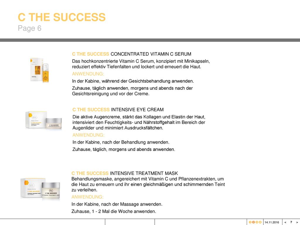C THE SUCCESS Page 6 C THE SUCCESS CONCENTRATED VITAMIN C SERUM